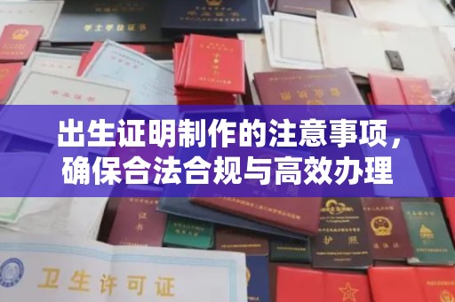 德庆出生证明制作的注意事项，确保合法合规与高效办理